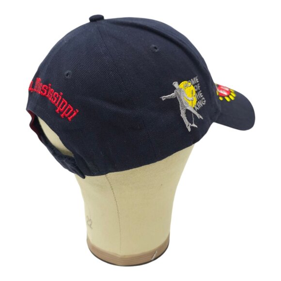 Tupelo MS Blue Suede Cruise 2018 Elvis Classic Cars Strapback Cap Trucker Hat - Picture 14 of 14